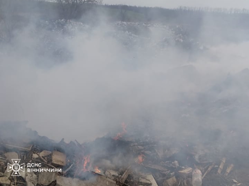 На Вінниччині сталося одинадцять пожеж