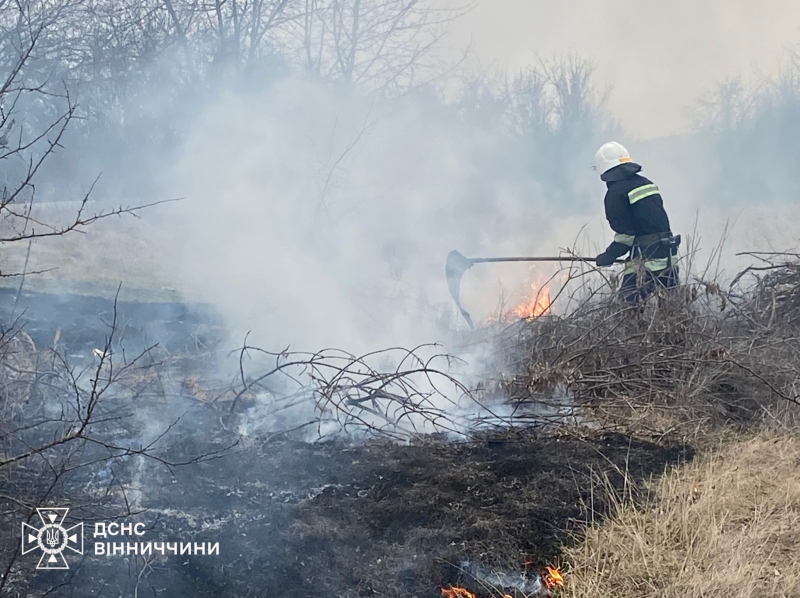 На Вінниччині сталося одинадцять пожеж