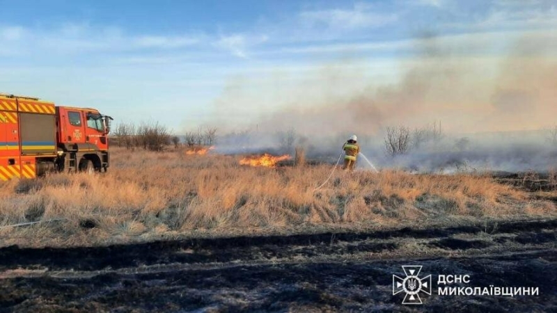 Полум’я на полях та у будинках: пожежі на Миколаївщині, - ФОТО