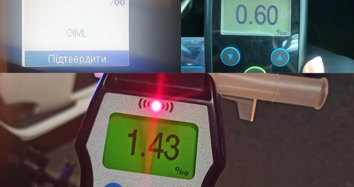 У Луцьку поліцейські зупинили мотоцикліста на підпитку і без документів