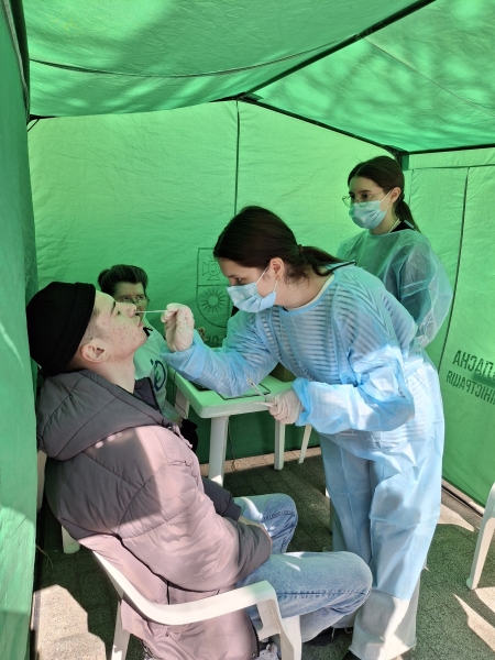 У Вінниці під час акції «Операція «Вакцинація» зробили 675 обстежень, тестувань та вакцинацій