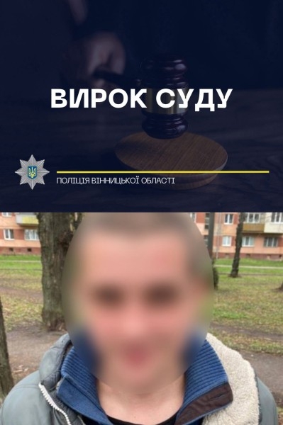 Вінничанина засудили за те, що той забив палицею чоловіка, з яким вживав алкоголь