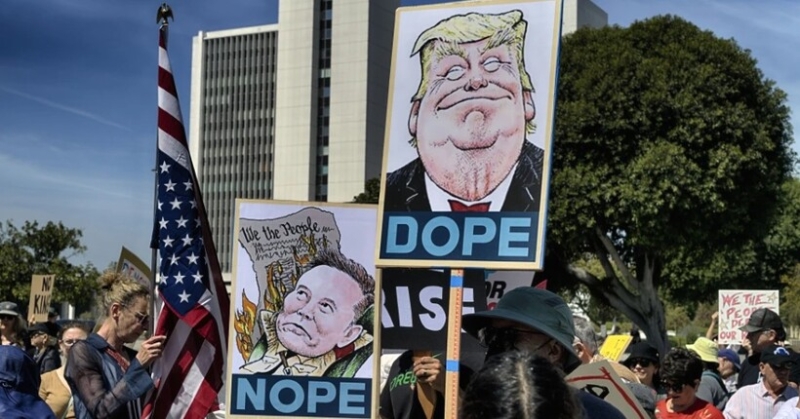 У США заплановано понад 1200 протестів проти президента Дональда Трампа та Ілона Маска