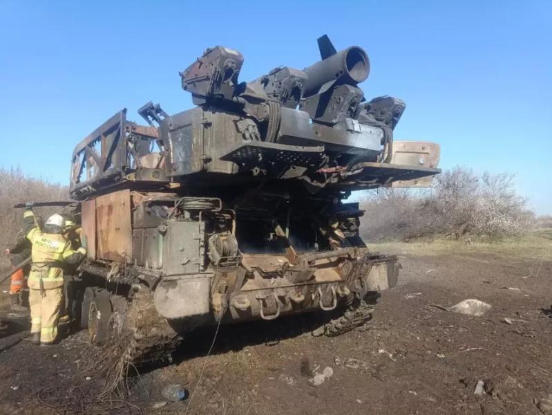 Український дрон спалив пускову російську установку «Бук-М2» на Луганщині, - ФОТО