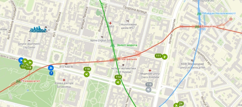 На станції метро «Хрещатик» людина потрапила під поїзд