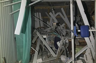 Внаслідок ворожої атаки у Броварах загорівся готельно-ресторанний комплекс