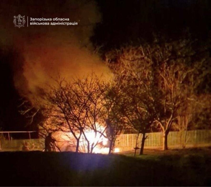 Ворог обстріляв 459 разів Запорізьку область