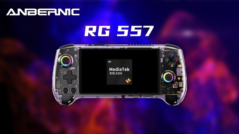 Портативна консоль Anbernic RG 557 надійде в продаж 25 квітня: розкрито і вартість гаджета