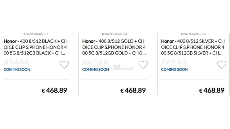 Розкрито вартість смартфона Honor 400 для європейських покупців