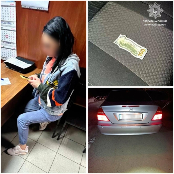 У Запоріжжі п&rsquo;яна водійка намагалася підкупити патрульних
