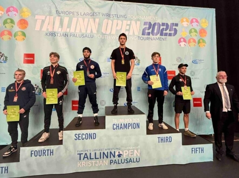 Юний чемпіон: миколаївський борець виборов "золото" на "Tallinn Open 2025", - ФОТО