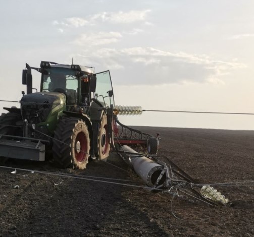 На Сумщині тракторист збив електроопору в полі: без світла 71 тисяча будинків