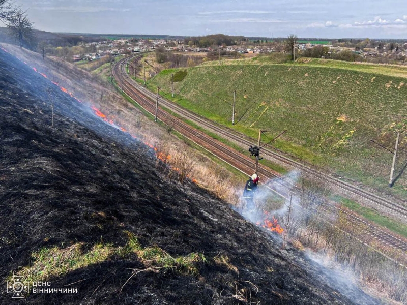 На Вінниччині сталося 12 пожеж