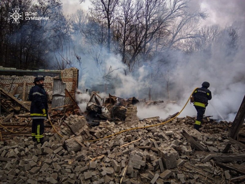 Окупанти обстріляли дев&rsquo;ять громад Сумщини: 254 вибухів