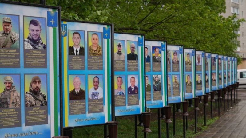 У центрі Охтирки створили алею пам’яті