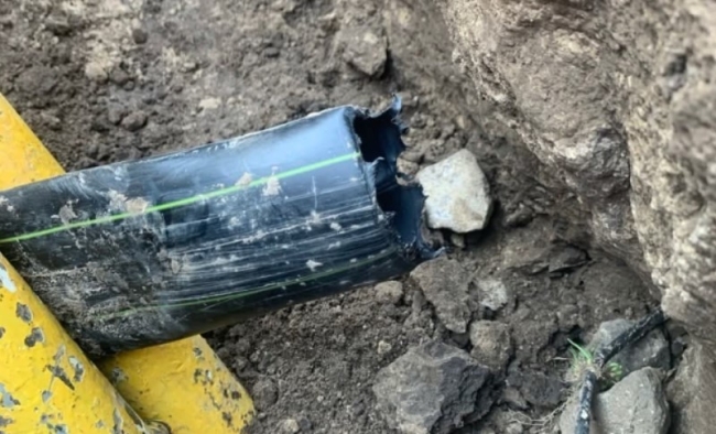 У Рівному під час земляних робіт пошкодили газопровід