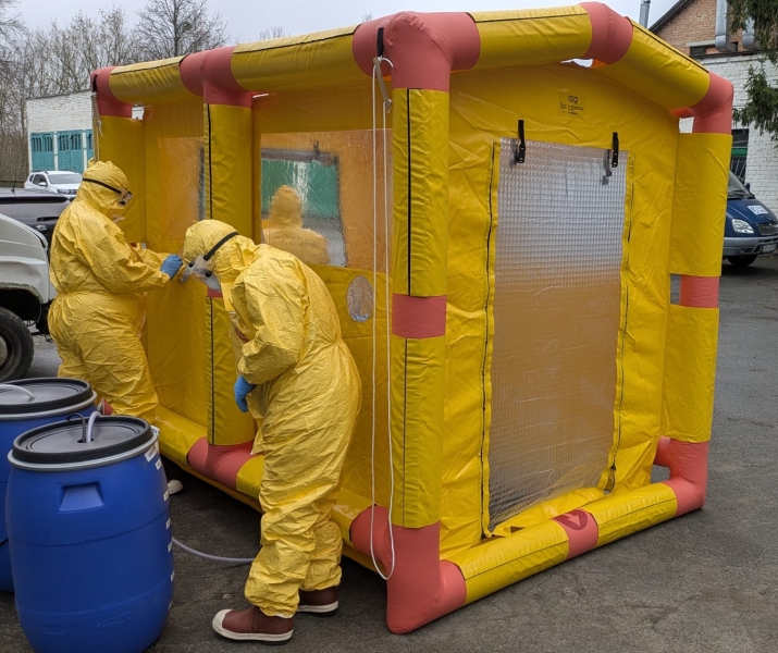 У Вінниці провели протирадіаційні тренування з медиками