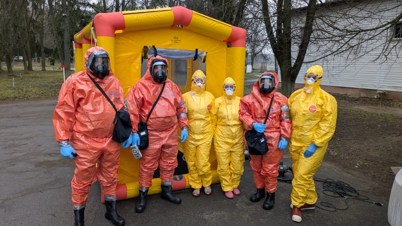 У Вінниці провели протирадіаційні тренування з медиками