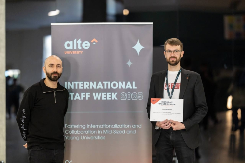 Викладач УКД Олександр Іванов представив інновації в освіті на International Staff Week у Тбілісі (ФОТО)