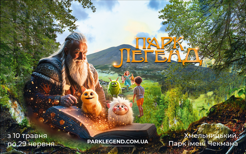 Анімовані тролі та велетні: у Хмельницькому з'явиться магічний "Парк Легенд"
