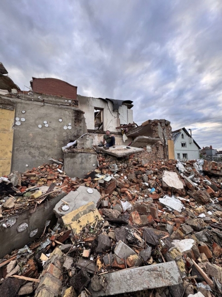 У Мархалівці через атаку росіян вщент зруйновано будинок гендиректора одного з телеканалів