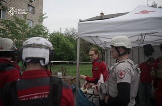 Рятувальні роботи після нічної ворожої атаки на Київ завершено (фото)