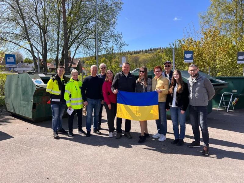 Делегація з Полтавщини переймала досвід Швеції в управлінні відходами в рамках програми WM4U
