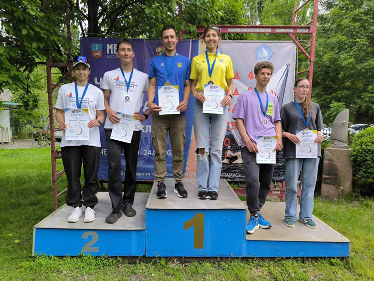 Дніпровські вітрильники стали переможцями та призерами Чемпіонату України