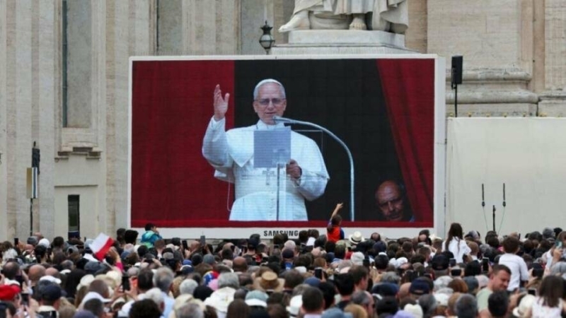 Новообраний Папа Лев XIV згадав про Україну у своїй першій проповіді