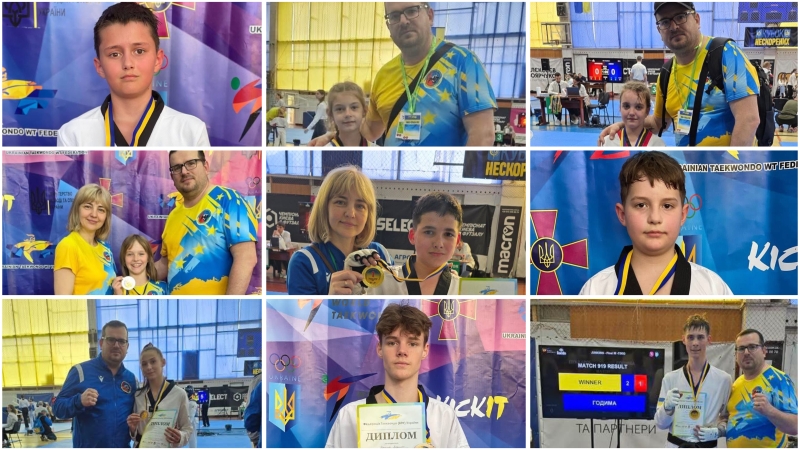 Прикарпатські тхеквондисти вибороли дев’ять нагород на чемпіонаті України (ФОТО)