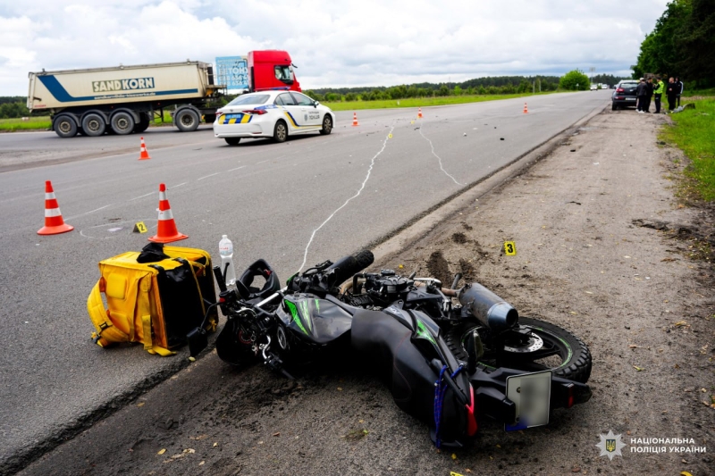 У Костополі збили мотоцикліста