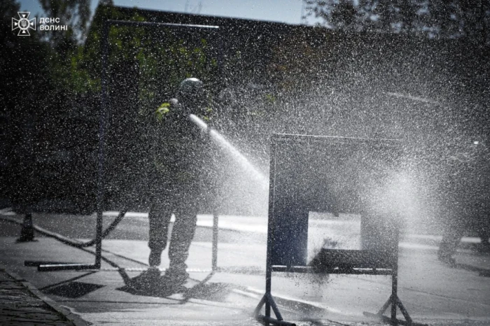 У Луцьку визначили кращу ланку газодимозахисної служби Волині