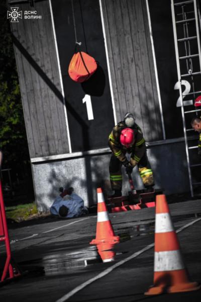 У Луцьку визначили кращу ланку газодимозахисної служби Волині