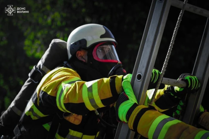 У Луцьку визначили кращу ланку газодимозахисної служби Волині