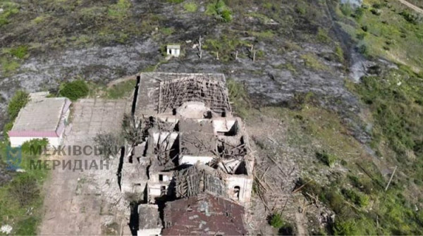 У Новопавлівці ворожі КАБи зруйнували 150-річний храм