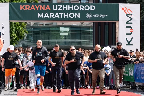Ужгородський марафон Krayna об’єднав понад тисячу учасників задля підтримки поранених військових