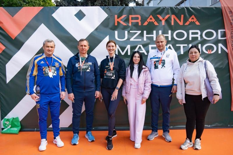 Ужгородський марафон Krayna об’єднав понад тисячу учасників задля підтримки поранених військових