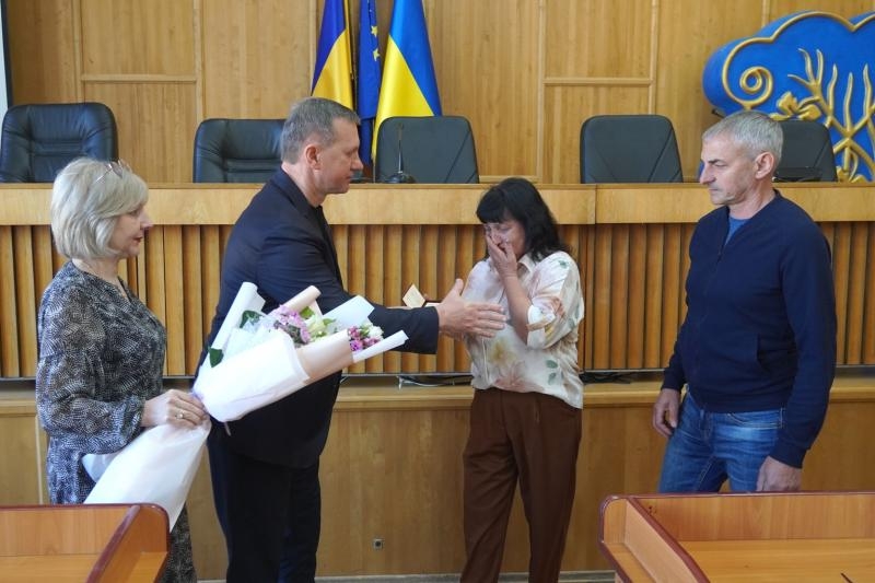 Високі державні нагороди вручили рідним полеглих Героїв - воїнам із Ужгорода та Ужгородського району