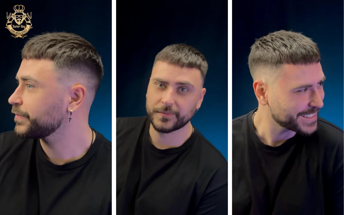 Barberking кроп стрижка