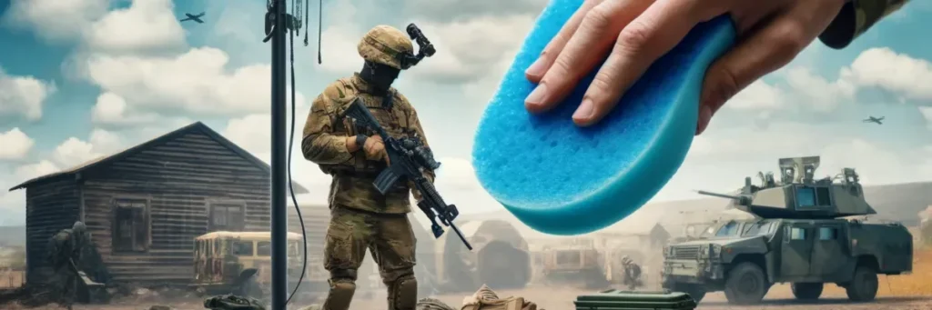 Сухий душ для військових Estem