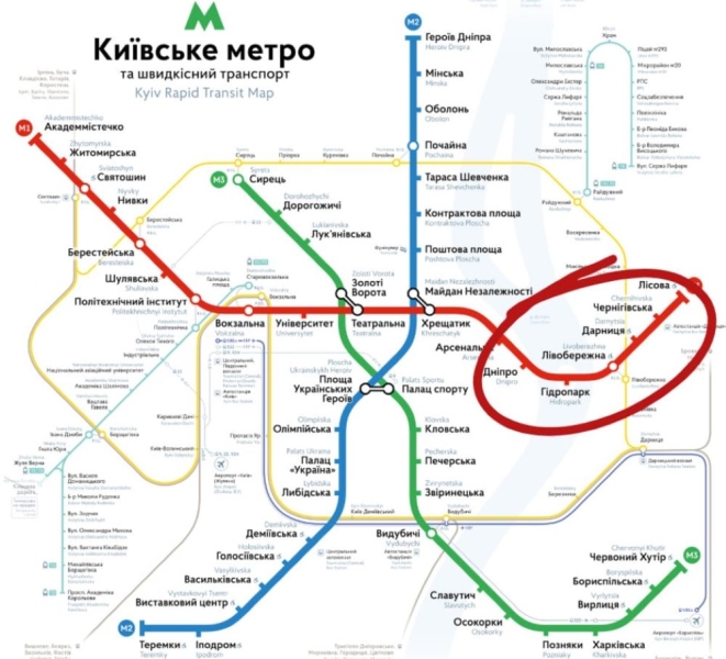 Як працює столичне метро після нічної атаки: дублюючий маршрут