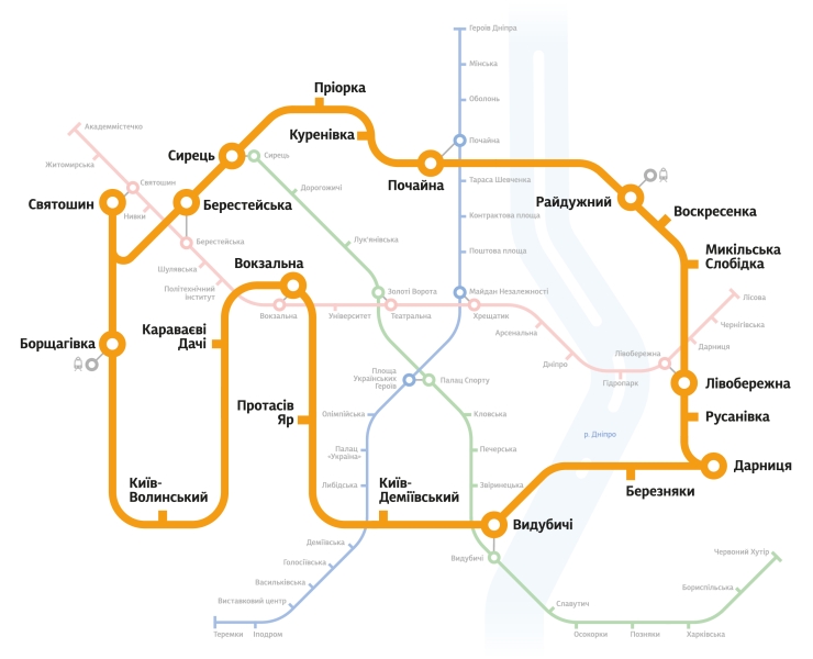 Як працює столичне метро після нічної атаки: дублюючий маршрут