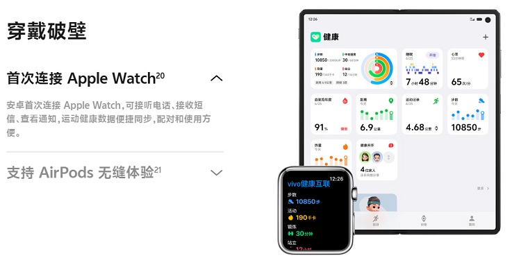 Vivo представила складаний флагман X Fold 5 - перший Android-смартфон з інтеграцією гаджетів Apple