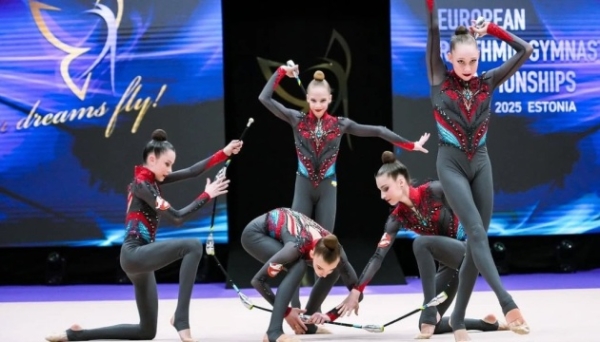 Художня гімнастика. Українські грації здобули «золото» на ЧЄ-2025 у вправах з булавами