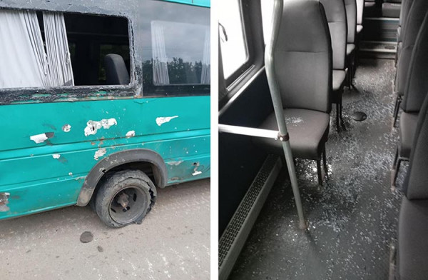 На Синельниківщині окупанти атакували дроном евакуаційний автобус