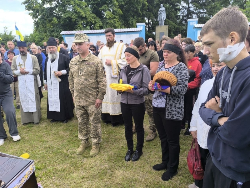 У Білицькій громаді провели в останню дорогу загиблого Захисника України