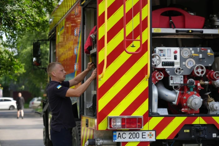 У Луцьку горіла квартира у багатоповерхівці