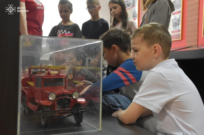 Учні Жидичинського ліцею відвідали музей рятувальників у Луцьку
