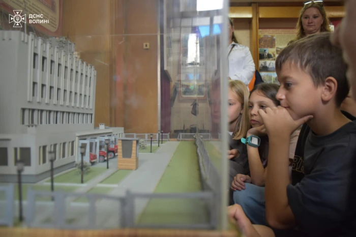 Учні Жидичинського ліцею відвідали музей рятувальників у Луцьку