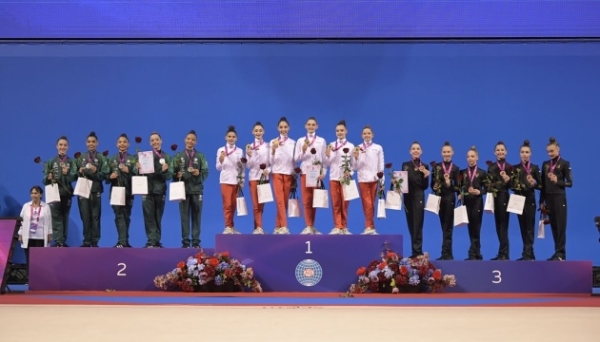 Українські грації виграли «бронзу» на юніорському ЧС-2025 з художньої гімнастики